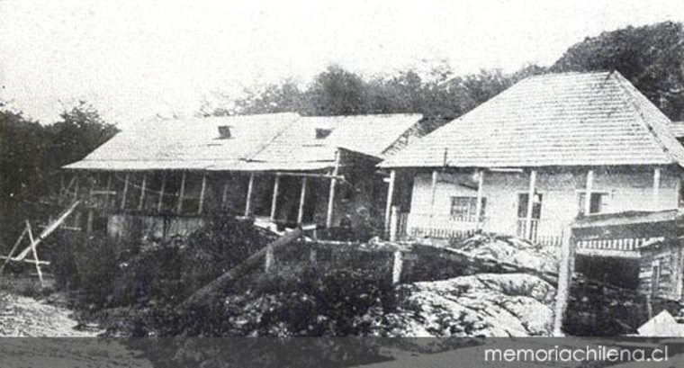 Thumb casas en puerto bajo pisagua  en la desembocadura del ri o baker  hacia 1920